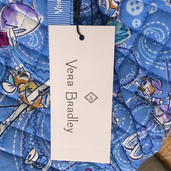 Vera Bradley Disney Blue Patterned Bag - Picture 12 of 13